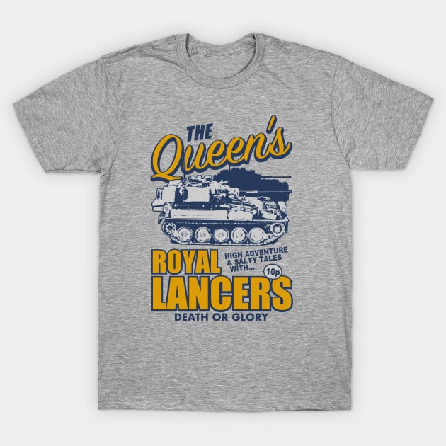 Queen's Royal Lancers T-Shirt by Firemission45